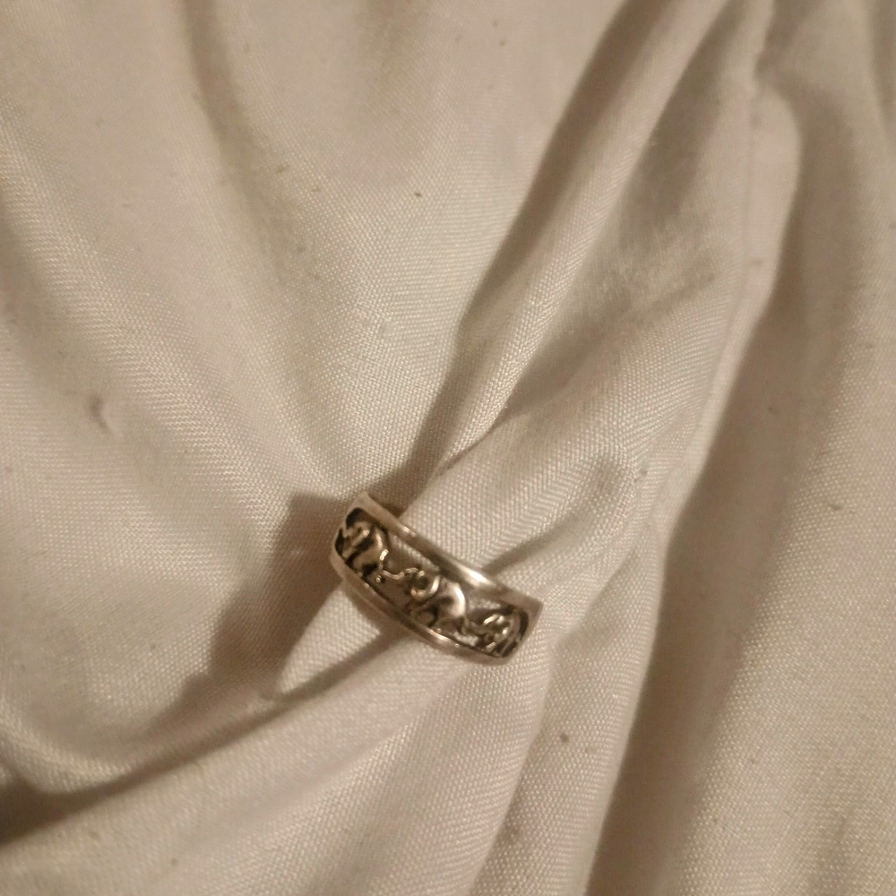 Elephant Sterling Silver Toe Ring - image 3